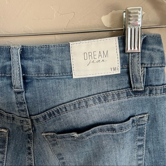 YMI High Rise Ankle Dream Fit Distressed Denim Jeans - Picture 7 of 10